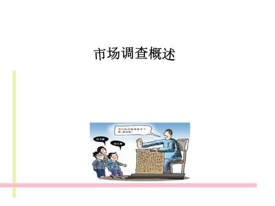 市场调查概述2013